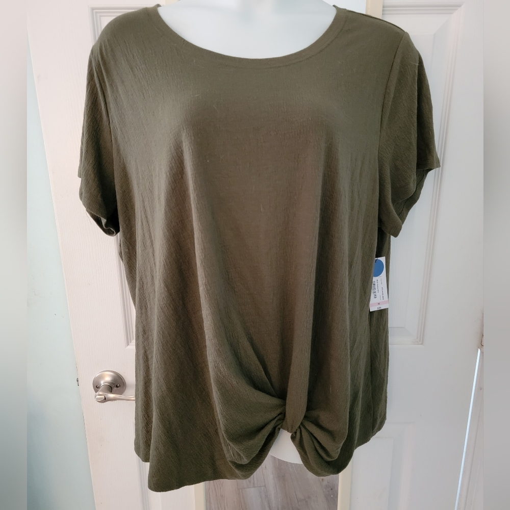 Twist front style top.